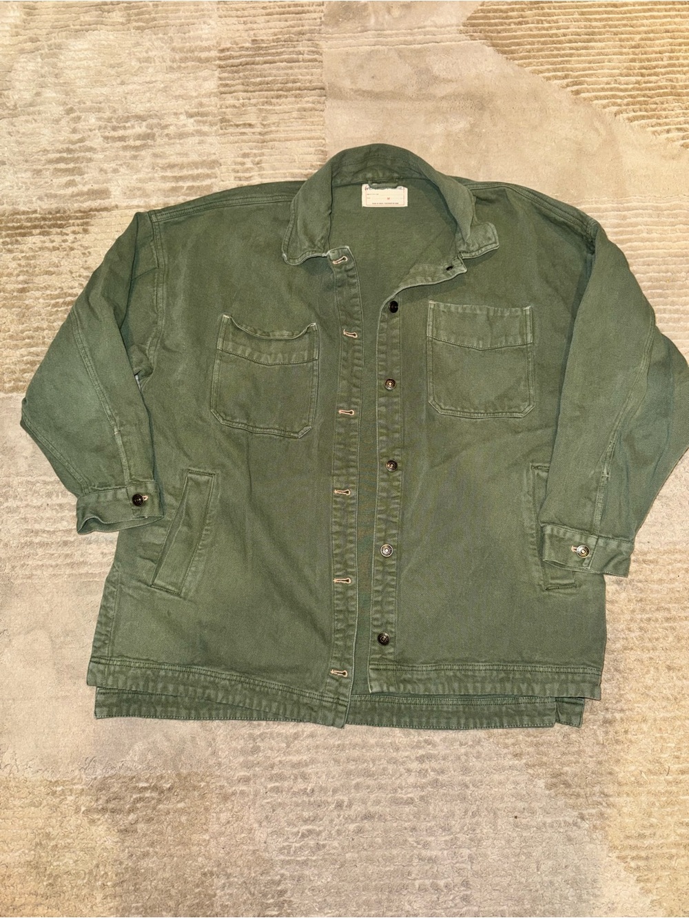 We The Free Olive Green Utility Field Jacket